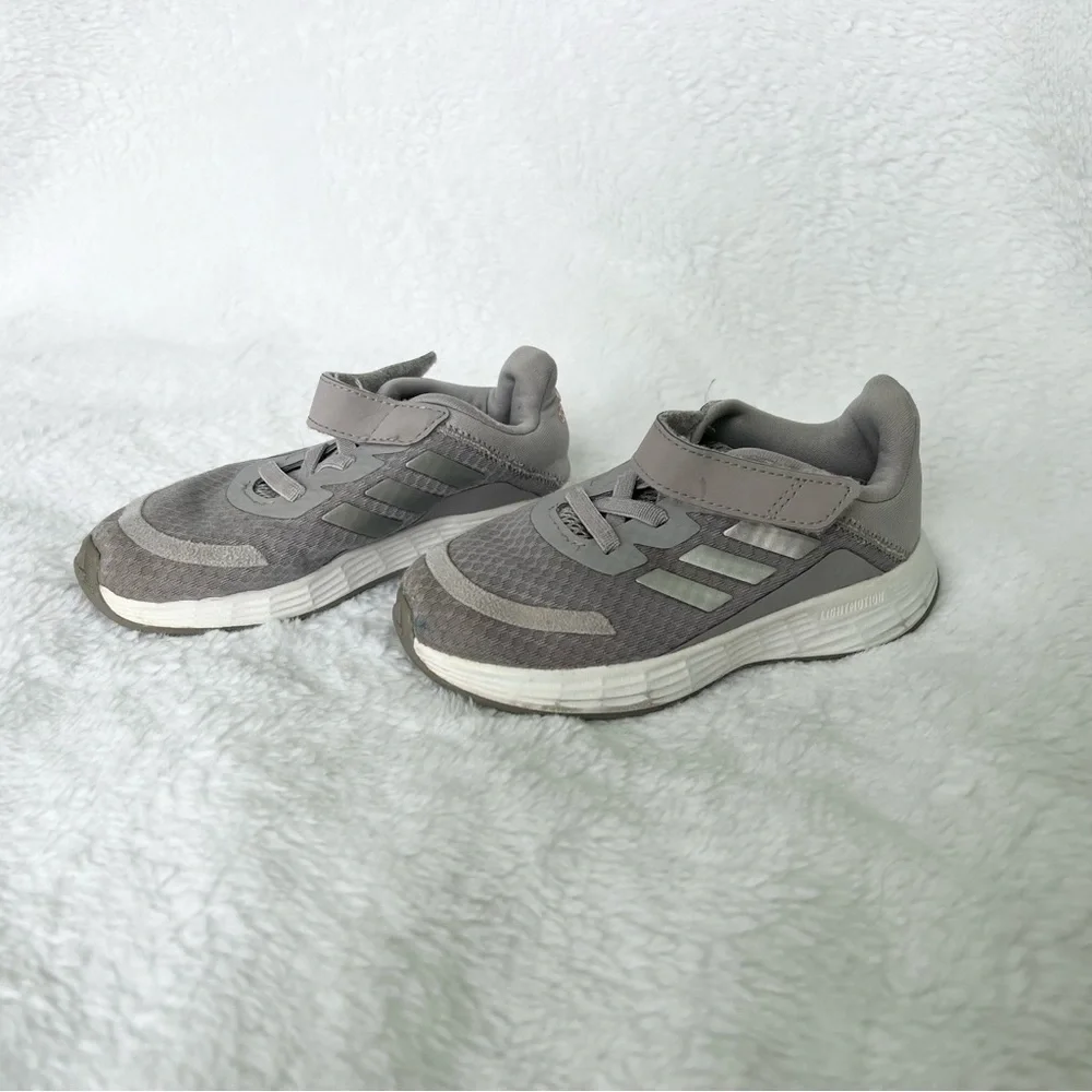 Adidas Duramo Toddler Girls Shoes - Size 9 - Color Grey - Picture 6 of 16